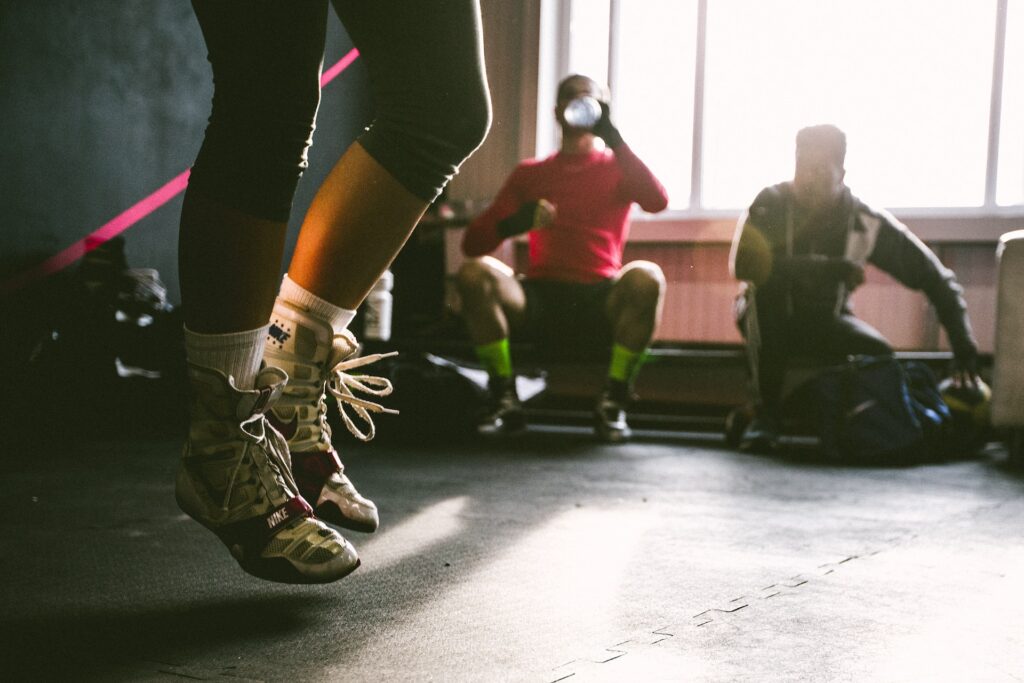 Starting Boxing warm up